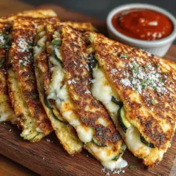 Cheesy Zucchini Lasagna Quesadillas