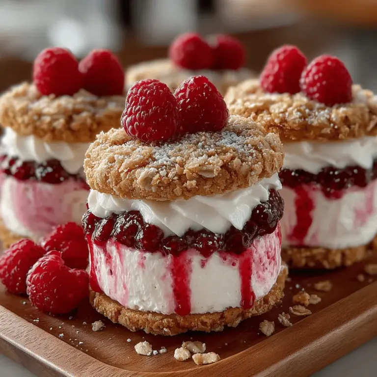 To truly appreciate the Berry Bliss Frozen Yogurt Raspberry Sandwiches, it’s essential to understand the main components that come together to create this delightful treat. Each ingredient is chosen not only for its taste but also for its nutritional benefits, making this dessert a wholesome option.