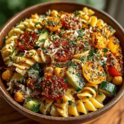 One of the best aspects of the Zesty Lemon Garlic Chickpea Pasta Salad is its versatility. You can easily customize it to suit your taste preferences and dietary needs. Here are some ideas for additional ingredients and variations: