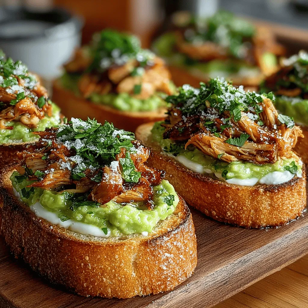 Avocado toast has taken the culinary world by storm in recent years, evolving from a simple breakfast item to a versatile dish enjoyed at any time of the day. This trend highlights not only the creamy, rich flavor of avocado but also its adaptability to various toppings and ingredients. Among the myriad of avocado toast variations, Mini Chicken Avocado Toasties stand out as a delightful and nutritious option that can be served as appetizers at parties, satisfying snacks for a midday boost, or light meals that won’t weigh you down.