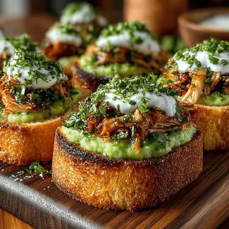 Avocado toast has taken the culinary world by storm in recent years, evolving from a simple breakfast item to a versatile dish enjoyed at any time of the day. This trend highlights not only the creamy, rich flavor of avocado but also its adaptability to various toppings and ingredients. Among the myriad of avocado toast variations, Mini Chicken Avocado Toasties stand out as a delightful and nutritious option that can be served as appetizers at parties, satisfying snacks for a midday boost, or light meals that won’t weigh you down.