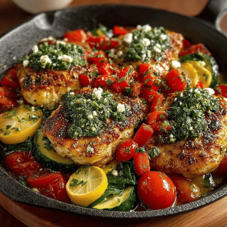 As the warm sun ushers in the vibrant colors of summer, there’s no better way to celebrate the season than with a dish that embodies freshness and simplicity. The Fresh Summer Chicken Skillet is a delightful culinary creation that captures the essence of summer through its colorful blend of seasonal vegetables, lean protein, and aromatic herbs. This dish is not only visually appealing but also a breeze to prepare, making it an ideal choice for weeknight dinners or leisurely weekend meals.