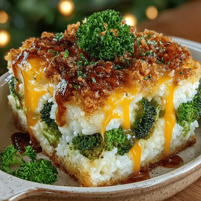 In the realm of comforting and satisfying meals, few dishes hold a candle to the classic Cheesy Broccoli Rice Casserole. This dish has become synonymous with family-friendly dining, offering a delightful blend of flavors and textures that make it a go-to option for weeknight dinners and special gatherings alike. With its creamy, cheesy interior, tender broccoli, and fluffy rice, this casserole embodies the essence of comfort food while also being remarkably simple to prepare.