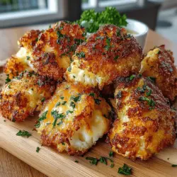 Cheesy Air Fryer Cauliflower Nuggets have quickly become a beloved recipe for those seeking a guilt-free indulgence. This dish marries the rich, comforting flavors of cheese with the health benefits of cauliflower, creating a snack that is both satisfying and nutritious. The appeal of these nuggets lies in their ability to deliver a savory treat without the excess calories and fat typically associated with fried foods, making them an ideal choice for health-conscious individuals and families alike.