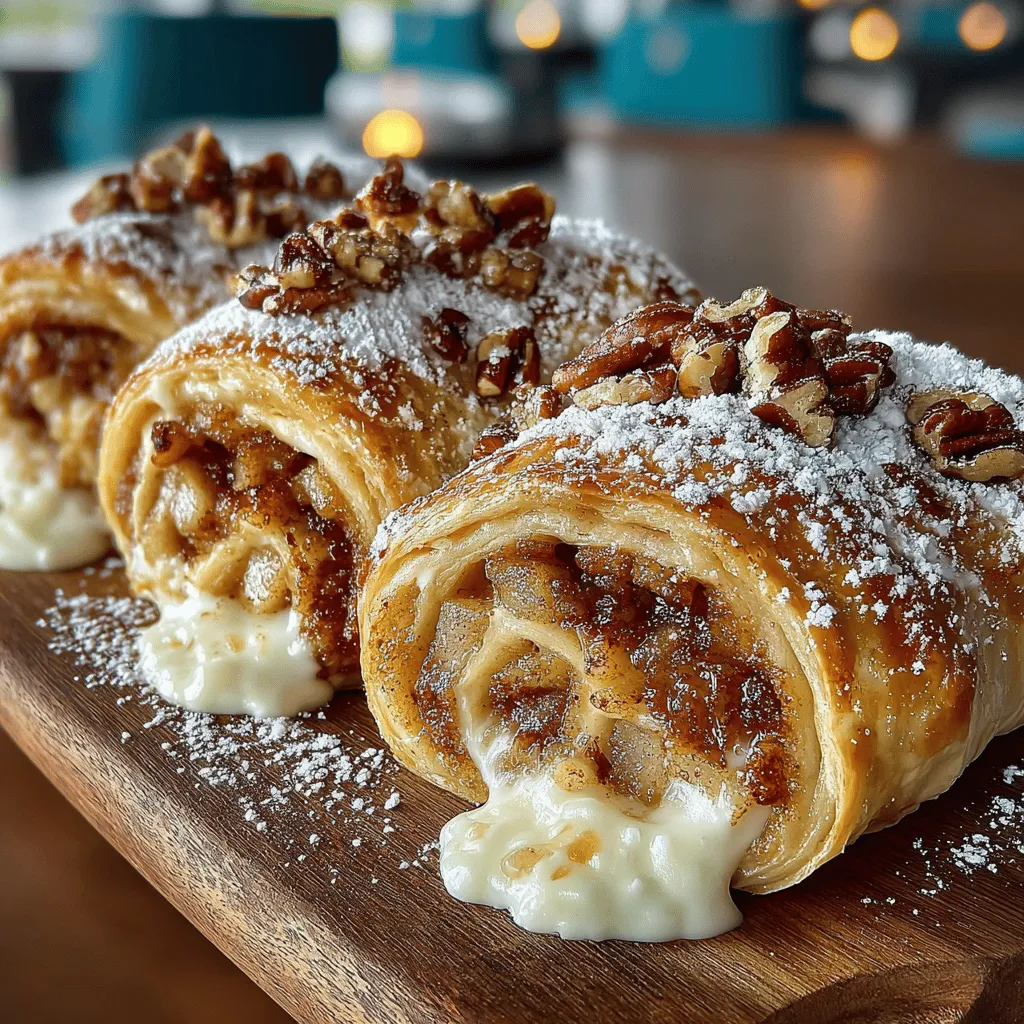 When it comes to comforting desserts, few things rival the warm, inviting aroma of apple cinnamon wafting through your kitchen. The recipe for Delightfully Decadent Apple Cinnamon Roll-Ups captures this beloved flavor combination in a delightful format that is not only delicious but also incredibly easy to prepare. This unique treat marries the tender, flaky layers of crescent roll dough with a sweet, spiced filling, creating an indulgent experience that brings a sense of nostalgia to anyone who takes a bite.