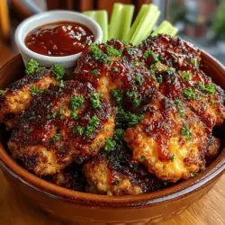 In the realm of appetizers, few dishes can match the tantalizing flavors and excitement of buffalo chicken bites. These spicy, crispy morsels have transcended their origins to become a staple at gatherings, game days, and casual family dinners alike. The allure of buffalo chicken lies not only in its bold taste but also in its versatility, making it a go-to choice for both casual snacking and elegant entertaining. With the advent of air fryers, preparing this classic dish has become more accessible and healthier, allowing you to enjoy the same delicious flavors without the guilt that often accompanies traditional frying methods.