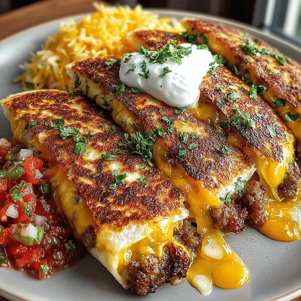 Quesadillas are more than just a staple in Mexican cuisine; they are a culinary canvas that invites creativity and variation. These delightful dishes consist of tortillas filled with a combination of cheese and other fillings, folded in half and cooked until crispy and golden. Their versatility makes them popular for any meal of the day—breakfast, lunch, or dinner. Whether served as a quick snack or a satisfying meal, quesadillas hold a special place in the hearts of food lovers everywhere.