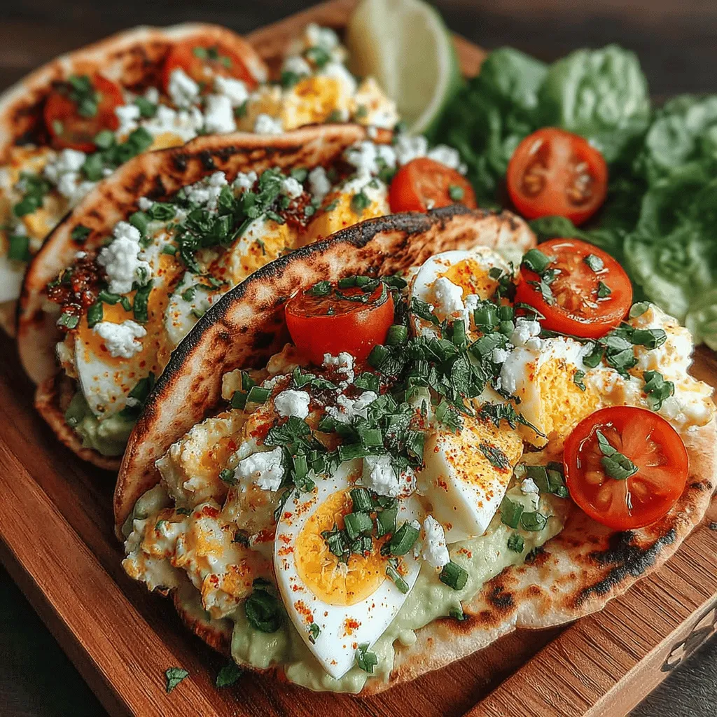 In the fast-paced world we live in, the demand for quick, nutritious meals has never been higher. Among the myriad of options available, Avocado Egg Salad Stuffed Pitas emerge as a standout choice, seamlessly marrying the creamy richness of avocado with the protein-packed goodness of eggs. This delightful dish not only offers a burst of flavors but also serves as a canvas for your culinary creativity, making it suitable for a variety of dietary preferences. Whether you're seeking a wholesome lunch to keep you energized throughout the day, a light dinner that doesn’t weigh you down, or a satisfying snack that hits the spot, these stuffed pitas are bound to become a go-to staple in your kitchen.