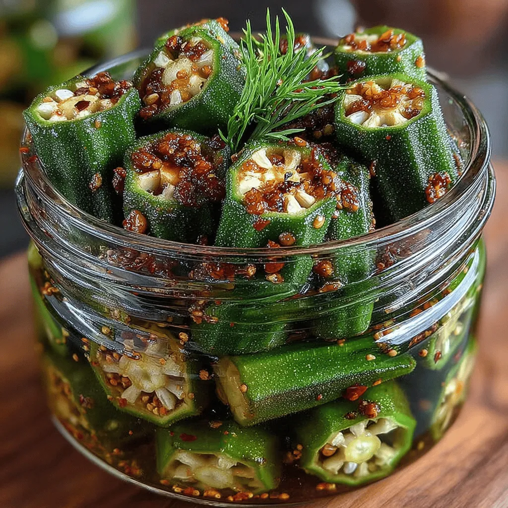 Zesty Quick Pickled Okra Bites Recipe