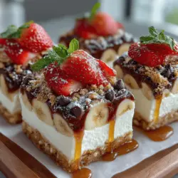 As the sun blazes and temperatures rise, finding refreshing and healthy treats becomes a priority for many families. One delightful solution is the Frozen Strawberry Banana Delight Bark, a simple yet satisfying dessert that combines the vibrant flavors of fresh strawberries and ripe bananas with the creamy texture of Greek yogurt. This recipe provides a guilt-free indulgence that appeals to health-conscious individuals, busy parents, and anyone looking for a quick and easy way to enjoy a frozen treat.