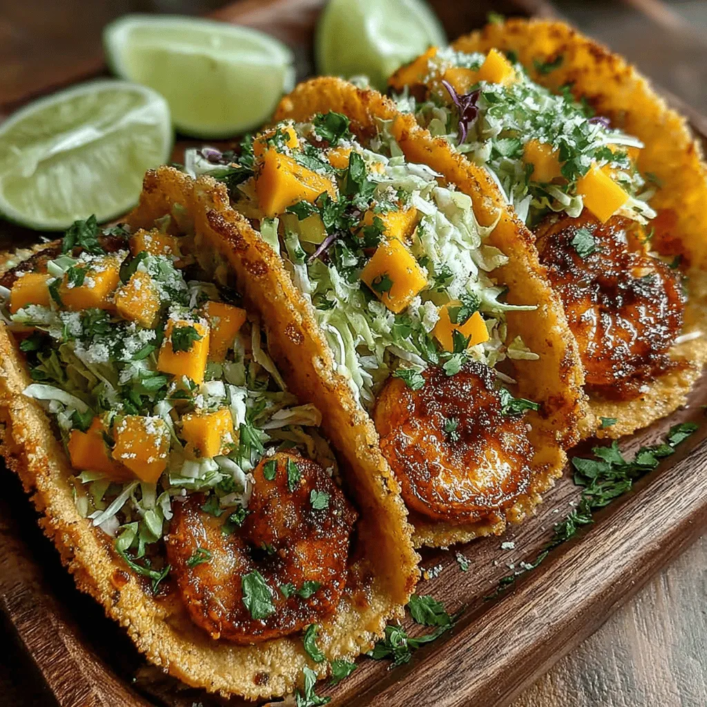 Zesty Shrimp Fiesta Tacos are a vibrant culinary delight that brings the festive spirit of coastal cuisine right to your table. These tacos not only burst with flavor but also offer a delightful combination of textures that make each bite an experience to savor. The zesty shrimp, paired with a refreshing mango slaw, creates a perfect meal that caters to various occasions—from a casual family dinner to a lively gathering with friends.