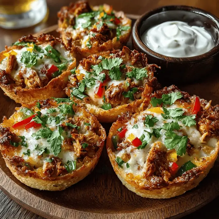 When it comes to satisfying both cravings and culinary creativity, few dishes can compete with Mini Chicken Fajita Pizza Bites. This delightful recipe marries the zesty essence of classic chicken fajitas with the comforting familiarity of pizza, resulting in a dish that is not only delicious but also incredibly fun to eat. Whether you are hosting a vibrant gathering of friends, gearing up for an exciting game day, or simply looking for a new family favorite, these bite-sized delights are bound to impress.
