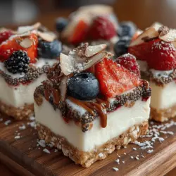 In recent years, the trend towards healthier breakfast options has soared, as more people recognize the importance of starting their day with nutritious and energizing meals. As the first meal of the day, breakfast sets the tone for our energy levels, mood, and overall health. In this context, the Berry Bliss Breakfast Bark emerges as an ideal solution for those seeking a balance of taste and nutrition, particularly on busy mornings when time is of the essence. This delightful recipe combines the vibrant flavors of mixed berries, wholesome oats, and creamy Greek yogurt, creating a breakfast option that is not only quick to prepare but also packed with essential nutrients.