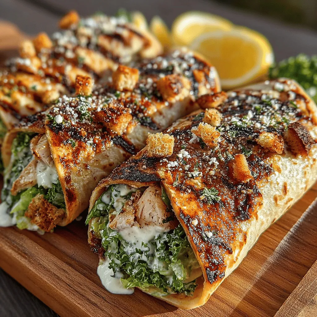 In recent years, wraps have surged in popularity as a versatile meal option that caters to a wide array of tastes and dietary preferences. Whether for lunch, dinner, or a quick snack, wraps offer the perfect blend of convenience and flavor. Among the myriad of wrap recipes available, Savory Grilled Chicken Caesar Wraps stand out as a delicious and satisfying choice that combines the classic flavors of a Caesar salad with the heartiness of grilled chicken, all wrapped in a soft tortilla. This dish not only delivers on taste but also provides a well-rounded meal that can be enjoyed on the go.