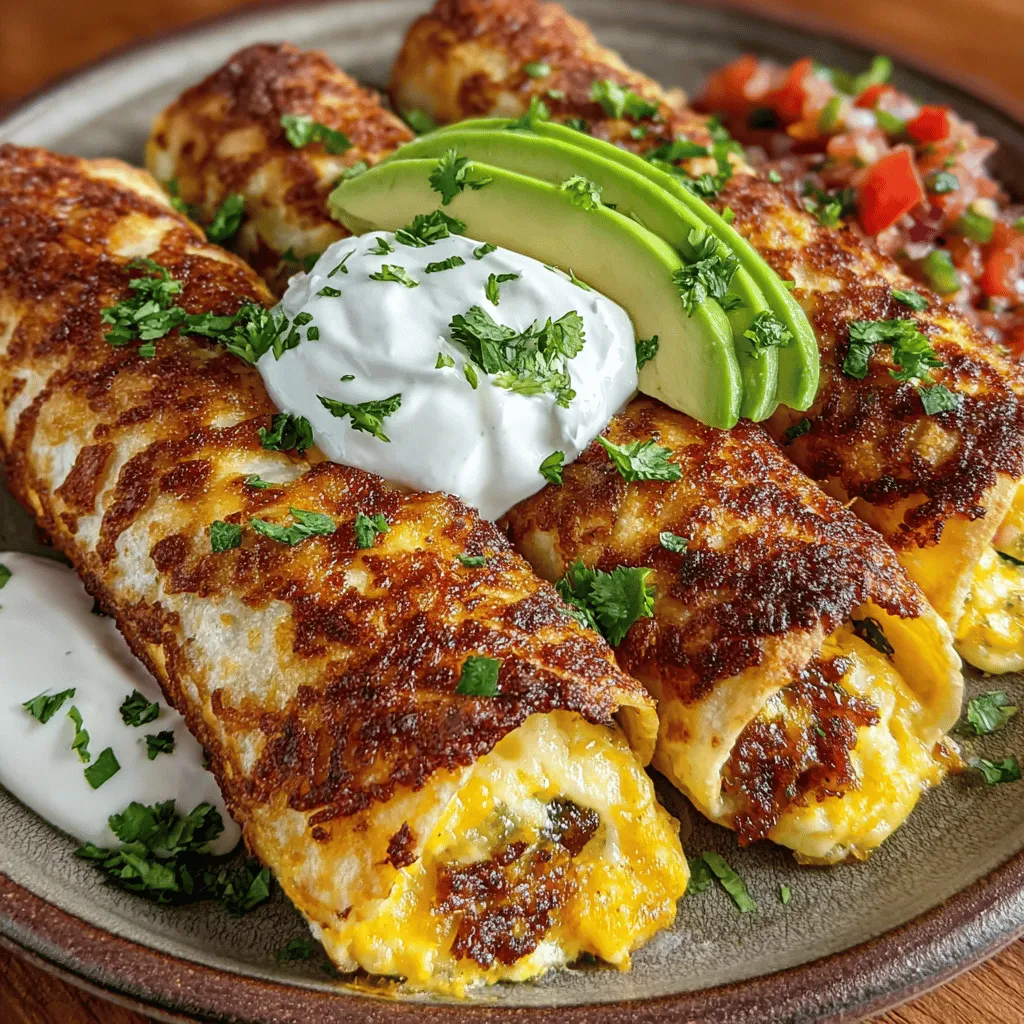 To create the ultimate Spicy Hatch Chili Breakfast Taquitos, it's essential to achieve a harmonious balance of flavors. The key is to combine the heat of Hatch chilies with the creaminess of eggs and cheese, creating a comforting yet exciting taste experience. Each ingredient plays a vital role in this balance.