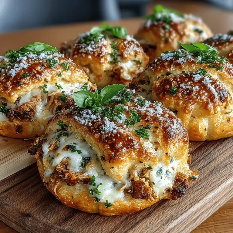 Delight your taste buds with Mini Chicken Pesto Crescent Melts, a quick and delicious recipe that is perfect for any occasion. These little bites are not only easy to prepare but also packed with flavor. With just a handful of ingredients, you can create a scrumptious appetizer or a satisfying snack that will impress your family and friends. Whether you're hosting a party, looking for a game-day snack, or simply craving a delightful treat, these crescent melts are sure to become a favorite in your kitchen.