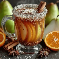 Warm Spiced Pear Cider: A Cozy Fall Delight