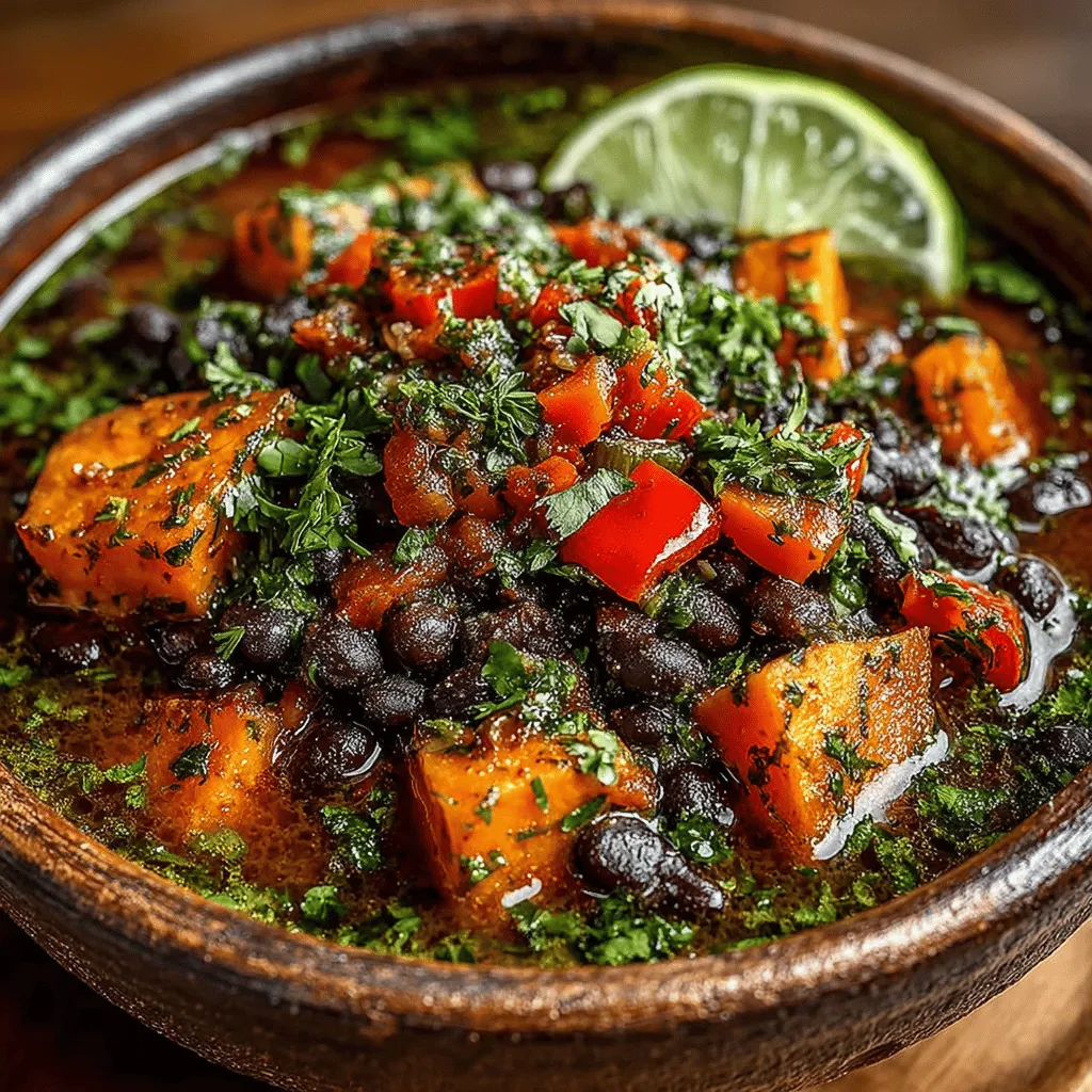 In the realm of comfort food, few dishes resonate with warmth and nourishment quite like a hearty stew. The Soulful Black-Bean Sweet Potato Stew stands out as a quintessential example of a meal that is not only visually appealing but also a delightful symphony of flavors and textures. This vegetarian dish is a nourishing embrace that promises to satisfy your hunger while simultaneously providing a host of health benefits. With its rich combination of ingredients and spices, it’s the perfect option for chilly evenings or any time you seek a filling meal that warms the soul.