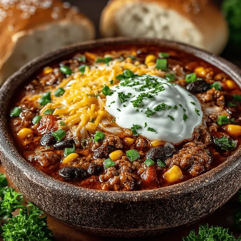 Cozy Turkey Bean Chili is the quintessential comfort food that warms both the body and soul. This hearty dish combines the lean goodness of ground turkey with a vibrant mix of beans, vegetables, and spices, creating a balanced meal that is as nutritious as it is satisfying. Perfect for chilly evenings or gathering with friends and family, this chili recipe is not only easy to prepare but also versatile enough to cater to various dietary preferences.