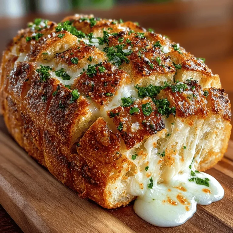 Imagine pulling apart a warm, crusty loaf of bread, revealing gooey, melted cheese and fragrant garlic nestled within. This is the allure of Cheesy Garlic Heaven Pull Apart Bread—a dish that has quickly become a favorite for gatherings, parties, and family dinners. The delightful combination of flavors and textures makes this recipe a standout comfort food that brings people together. Whether served as an appetizer or a side dish, this bread is sure to be a crowd-pleaser.