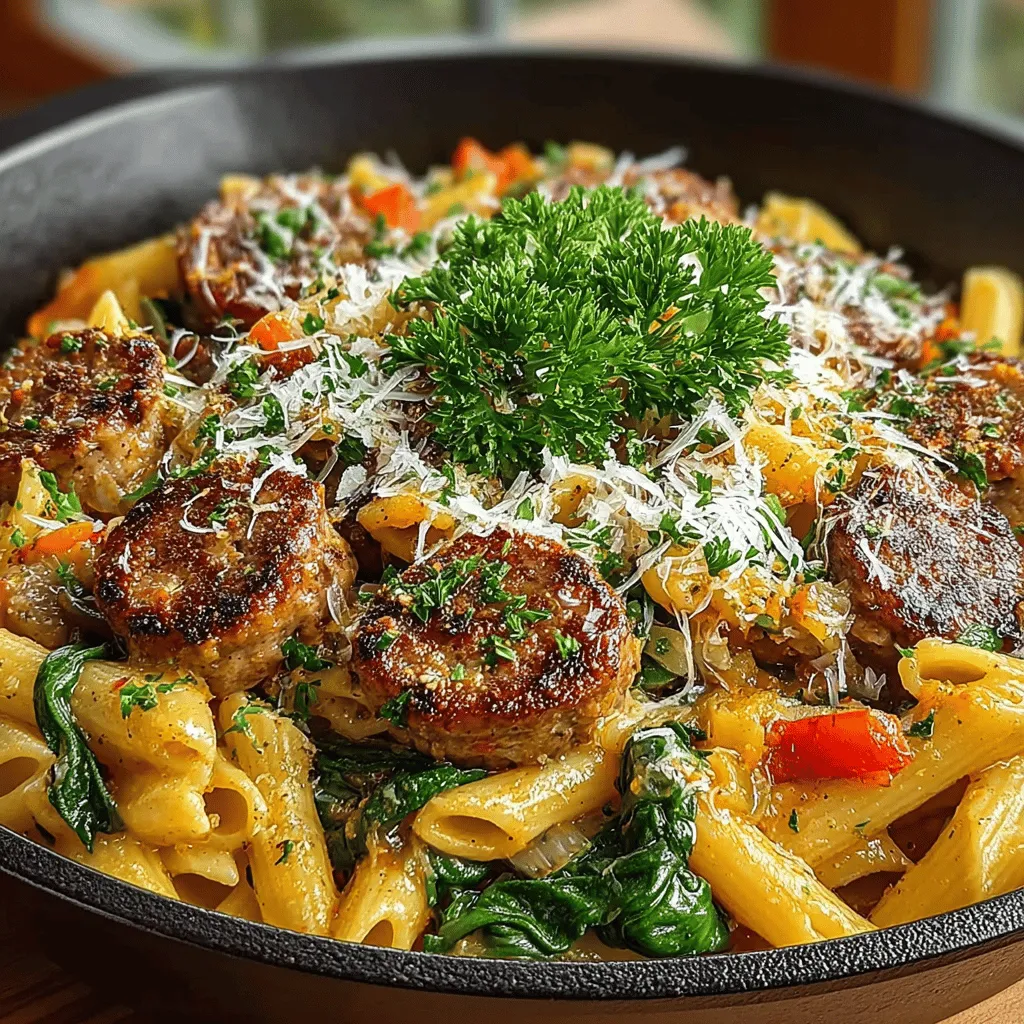 If you’re searching for a dish that embodies richness, warmth, and a hint of spice, look no further than the creamy Cajun sausage pasta skillet. This delightful one-pan meal brings together the bold, vibrant flavors of Cajun cuisine and the comforting familiarity of pasta, creating a dish that is both satisfying and easy to prepare. Perfect for busy weeknights, this recipe will quickly become a family favorite, combining the heartiness of smoked sausage with the lusciousness of a creamy sauce.