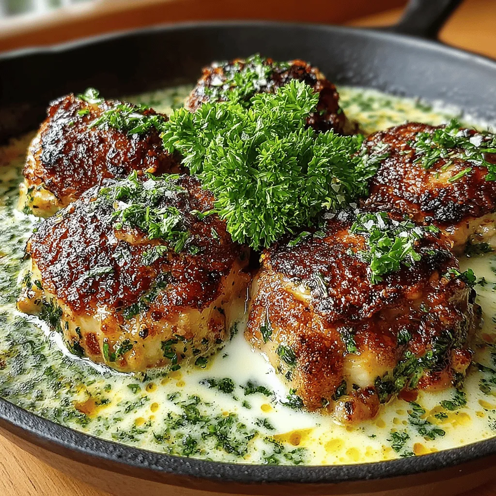 When it comes to comfort food, few dishes can rival the satisfaction of creamy garlic Parmesan chicken thighs. This culinary delight has gained immense popularity for its rich flavors and the comforting presence it brings to any dining table. The combination of tender chicken thighs, enveloped in a velvety cream sauce infused with aromatic garlic and savory Parmesan cheese, is not just a feast for the taste buds but also a warm embrace on a plate. Whether you're looking for a quick weeknight meal or a dish to impress guests at a special gathering, this creamy garlic Parmesan chicken recipe is sure to hit the spot.