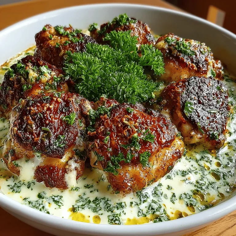 When it comes to comfort food, few dishes can rival the satisfaction of creamy garlic Parmesan chicken thighs. This culinary delight has gained immense popularity for its rich flavors and the comforting presence it brings to any dining table. The combination of tender chicken thighs, enveloped in a velvety cream sauce infused with aromatic garlic and savory Parmesan cheese, is not just a feast for the taste buds but also a warm embrace on a plate. Whether you're looking for a quick weeknight meal or a dish to impress guests at a special gathering, this creamy garlic Parmesan chicken recipe is sure to hit the spot.