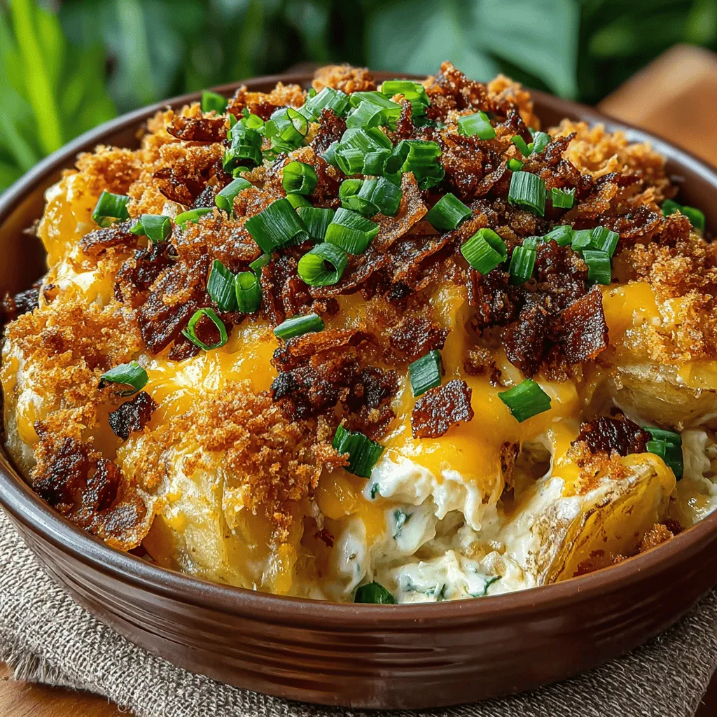 Delve into the world of comfort food with our Cheesy Ranch Potato Casserole—a dish that brings warmth and satisfaction to any dining table. This creamy, cheesy casserole combines the delightful flavors of ranch dressing and hearty potatoes, creating a mouthwatering dish that is both easy to prepare and utterly delicious. Perfect for family gatherings, potlucks, or a cozy weeknight dinner, this recipe is sure to become a favorite in your household. Join us as we explore the ingredients, preparation steps, and the reasons why this casserole deserves a spot on your menu.