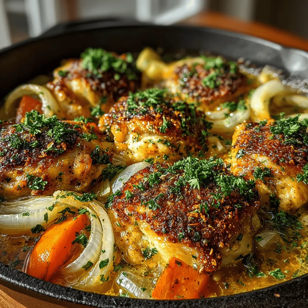 Apple Cider Chicken Skillet is a delightful dish that masterfully combines the savory flavors of chicken with the sweet and tangy notes of apple cider. As the leaves turn and the air grows crisp, this recipe emerges as a comforting favorite, perfectly suited for family dinners or those cozy evenings spent at home. The magic lies in the harmonious blend of ingredients and a straightforward cooking process that allows even novice cooks to create a meal that feels both special and satisfying. In this article, we will delve into the step-by-step preparation of this flavorful dish, exploring its ingredients, techniques, and tips to elevate your cooking experience.