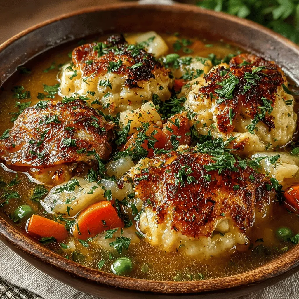 Chicken and dumplings is a dish that resonates deeply with many, evoking memories of cozy family meals and comforting evenings spent around the dinner table. A true staple in American cuisine, this hearty recipe has transcended generations, often thought of as the ultimate comfort food. Its blend of tender chicken, savory vegetables, and fluffy dumplings creates a satisfying and wholesome supper that is perfect for gatherings or a quiet night in.