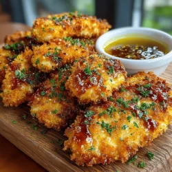 - 1 pound boneless, skinless chicken breasts - 1 cup buttermilk - 1 teaspoon garlic powder - 1 teaspoon onion powder - 1 teaspoon smoked paprika - 1 teaspoon salt - ½ teaspoon black pepper - 1 cup Panko breadcrumbs - ½ cup all-purpose flour - Cooking spray