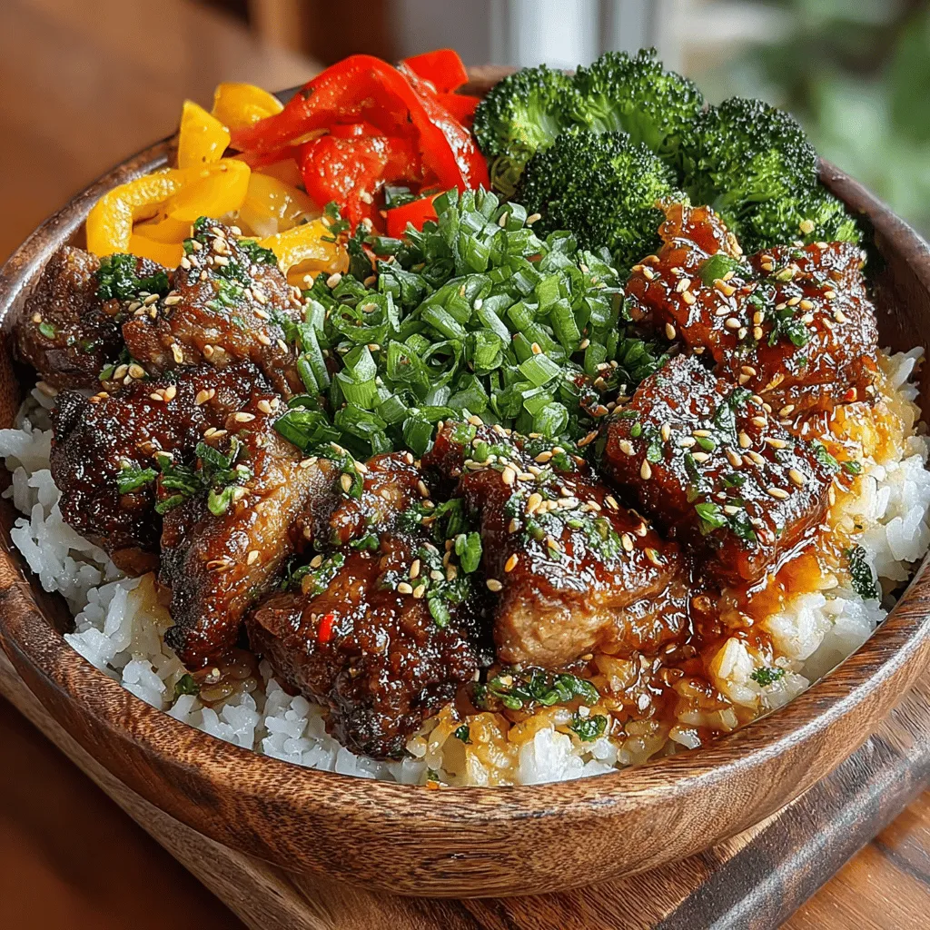 If you're looking for a quick and satisfying meal that transports your taste buds to Japan, the Quick Teriyaki Chicken Rice Bowl is the perfect choice. This dish combines succulent chicken, fresh vegetables, and fluffy jasmine rice in a delightful harmony of flavors and textures. What makes this recipe truly appealing is its simplicity; in just a matter of minutes, you can whip up a wholesome meal that's ideal for busy weeknights or when entertaining guests.