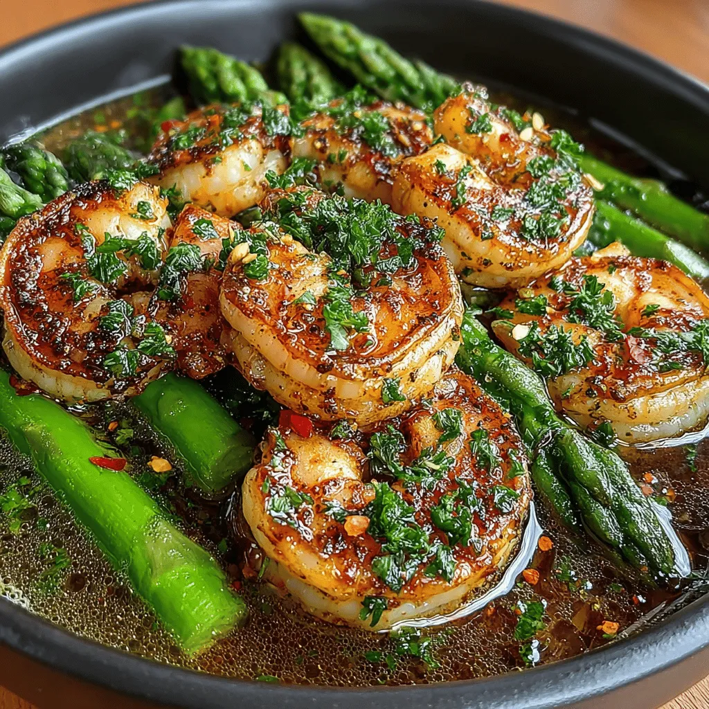 One of the beauty secrets of this dish is the timing of when you combine the flavors. Adding the lemon juice and garlic towards the end of the cooking process allows their bright flavors to shine through without becoming overly pungent or bitter. The residual heat from the shrimp and asparagus will infuse the dish with a lovely, zesty aroma, enhancing the overall dining experience.