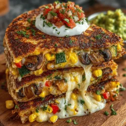 Preheating your air fryer is a crucial step that shouldn’t be overlooked. Just like an oven, preheating ensures that the cooking environment reaches the optimal temperature before you place your food inside. This step significantly impacts the cooking time and the overall results of your Crispy Air Fryer Veggie Quesadillas. By preheating the air fryer to the recommended temperature of 375°F (190°C), you create an ideal setting for the quesadillas to cook evenly, achieving that delightful golden-brown finish while ensuring the fillings are heated through.