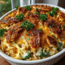 When it comes to comfort food, few dishes evoke the warm, satisfying feelings of home as effectively as a cheesy chicken and broccoli casserole. This delightful recipe combines tender chicken, vibrant broccoli, and creamy cheese in a simple yet flavorful dish that can easily become a staple in your household. Perfect for weeknight dinners or cozy gatherings, Cheesy Chicken and Broccoli Delight is a one-pan wonder that delivers both taste and convenience, making it a go-to for busy families seeking wholesome meal options.