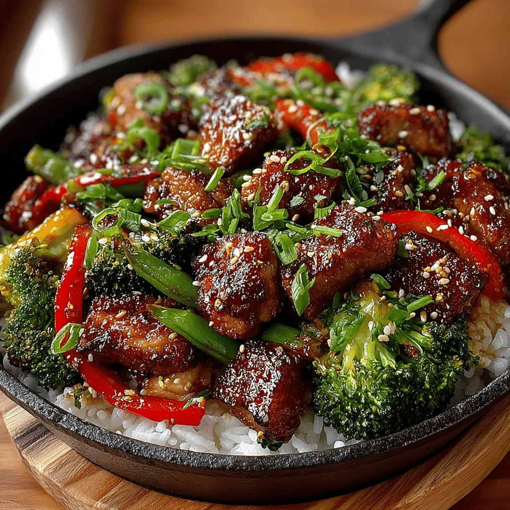 In the realm of quick and nutritious meals, Sweet and Savory Teriyaki Chicken and Broccoli Stir-Fry stands out as a delightful choice for both busy weeknights and weekend gatherings. This dish not only combines tender chicken with vibrant vegetables but also envelops them in a rich, flavorful sauce that balances sweetness and umami. The sweet and tangy notes from the teriyaki sauce harmonize perfectly with the savory elements of the chicken and the crunchy texture of the broccoli, making it a favorite for families and food enthusiasts alike.