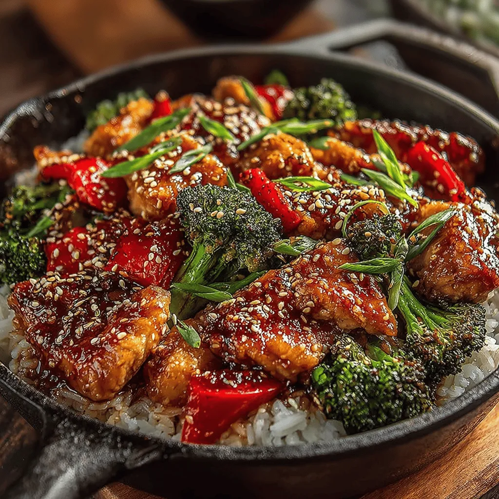In the realm of quick and nutritious meals, Sweet and Savory Teriyaki Chicken and Broccoli Stir-Fry stands out as a delightful choice for both busy weeknights and weekend gatherings. This dish not only combines tender chicken with vibrant vegetables but also envelops them in a rich, flavorful sauce that balances sweetness and umami. The sweet and tangy notes from the teriyaki sauce harmonize perfectly with the savory elements of the chicken and the crunchy texture of the broccoli, making it a favorite for families and food enthusiasts alike.