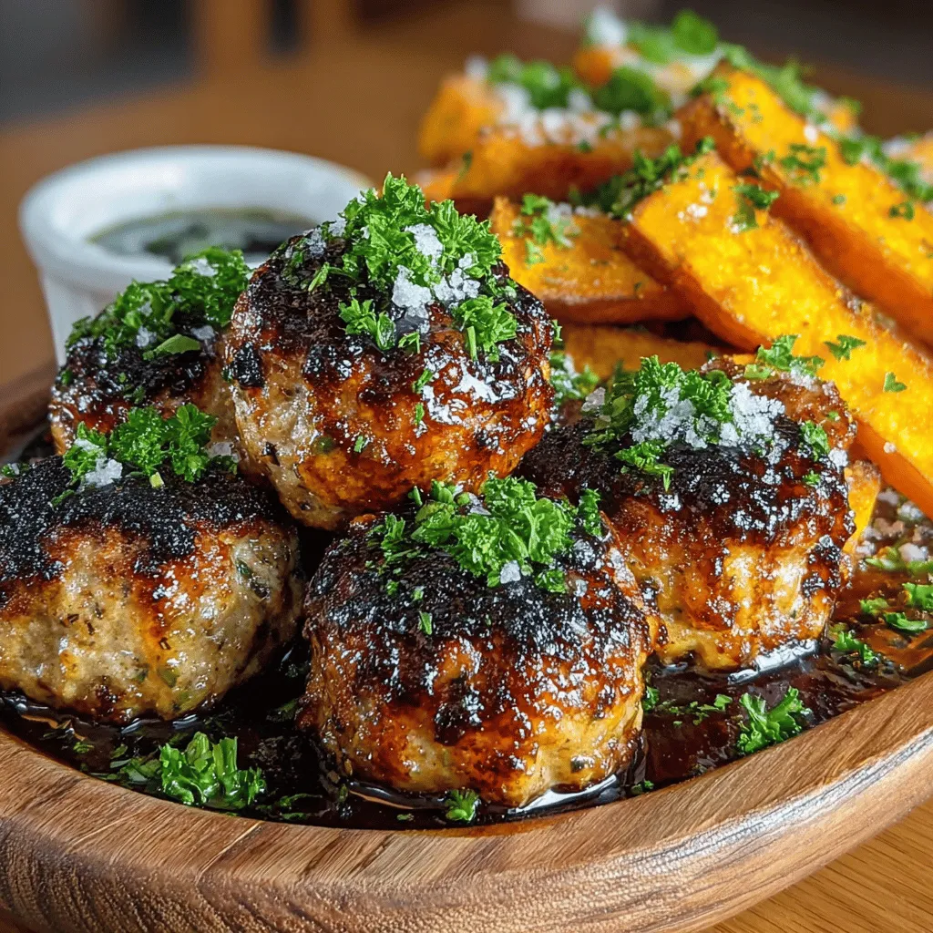 When it comes to comforting and satisfying meals, few combinations evoke the same level of excitement as smoky BBQ meatballs paired with crispy sweet potato fries. This dish perfectly marries the rich, savory flavors of the meatballs with the natural sweetness and crunch of the fries, creating a harmonious balance that delights the palate. Whether you're hosting a gathering, planning a family dinner, or simply enjoying a cozy night in, this recipe offers a delectable solution that pleases both the eye and the taste buds.
