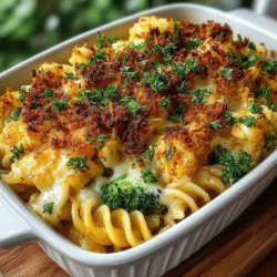 When it comes to comfort food, few dishes can rival the allure of a baked casserole. The Cheesy Chicken and Broccoli Delight Bake stands out as a quintessential choice, perfectly marrying the hearty goodness of chicken, the vibrant nutrition of broccoli, and the indulgent creaminess of cheese. This dish not only appeals to the taste buds but also evokes a sense of warmth and nostalgia, making it an ideal meal for busy families and gatherings alike.