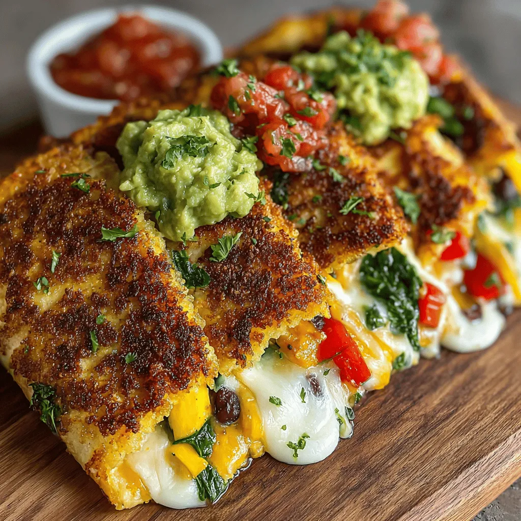 In today's fast-paced world, finding healthy and delicious meal options can be a challenge. With the hustle and bustle of everyday life, home-cooked meals often take a backseat, leading many to rely on quick, yet less nutritious alternatives. However, one of the best ways to satisfy your cravings while ensuring you incorporate wholesome ingredients is by preparing homemade quesadillas. Our Crunchy Veggie-Packed Air Fryer Quesadillas are a perfect solution, combining the wholesome goodness of fresh vegetables, protein-rich black beans, and gooey cheese, all cooked to crispy perfection in an air fryer. This dish is not only versatile and easy to prepare but also leaves you and your family feeling satisfied without the guilt.