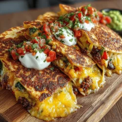 Crunchy Veggie-Packed Air Fryer Qesadillas