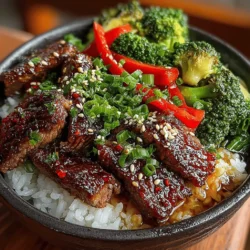 - 1 pound flank steak, thinly sliced against the grain - 2 cups broccoli florets - 1 red bell pepper, sliced - 3 cloves garlic, minced - 1 tablespoon fresh ginger, minced - 1/4 cup soy sauce - 2 tablespoons oyster sauce - 1 tablespoon cornstarch - 2 tablespoons vegetable oil - 1 tablespoon sesame oil - Optional: red pepper flakes for heat - Serving suggestions: jasmine rice, sesame seeds, and chopped green onions