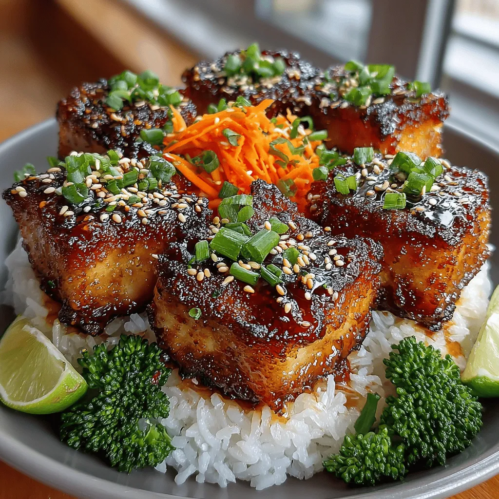 - 1 pound salmon fillet, skinless and boneless - 1/4 cup teriyaki sauce - 1 tablespoon olive oil - 1 teaspoon sesame oil - 1 medium carrot, julienned - 1 cup broccoli florets - 2 green onions, chopped - 1 cup jasmine rice - Sesame seeds for garnish - Lime wedges for serving