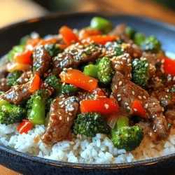 Stir-fry dishes have long been a staple in home cooking, celebrated for their vibrant flavors and quick preparation time. The technique allows home chefs to whip up a meal in a matter of minutes, retaining the freshness and nutritional value of the ingredients. Among the myriad of stir-fry recipes, "Sizzling Beef & Broccoli Delight" stands out as a harmonious blend of savory beef, crisp broccoli, and aromatic seasonings. This dish not only tantalizes the taste buds but also offers a delightful fusion of textures, making it an ideal choice for any weeknight dinner.