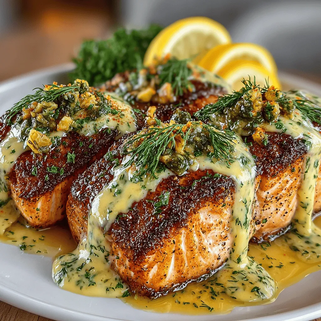 Discover the joy of cooking with our Zesty Air Fryer Salmon recipe, perfectly seasoned and served with a refreshing lemon dill sauce. This dish is not only quick and easy to prepare but also healthy and bursting with flavor. Utilizing the air fryer, we can achieve a perfectly cooked salmon that retains moisture while offering a delightful crispness. Whether you're looking for a weeknight dinner or a dish to impress guests, this recipe is sure to satisfy.