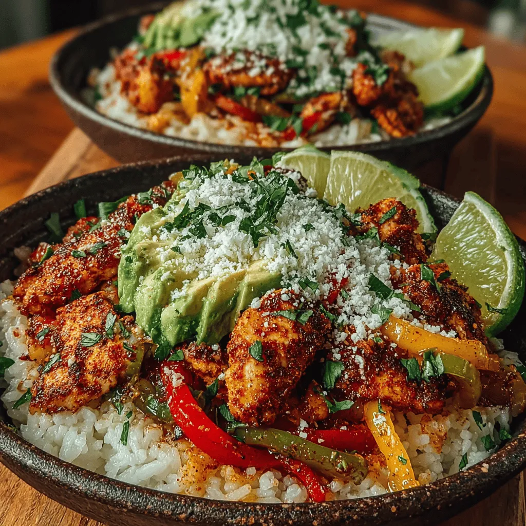 In the world of quick and wholesome meals, few dishes can rival the vibrant and satisfying Fiesta Chicken Fajita Rice Bowls. This recipe embodies the spirit of Mexican cuisine, skillfully combining succulent chicken, colorful vegetables, and hearty grains into a single bowl that is perfect for family dinners or meal prep. With its eye-catching presentation and mouthwatering flavors, this dish is sure to become a staple in your culinary repertoire.