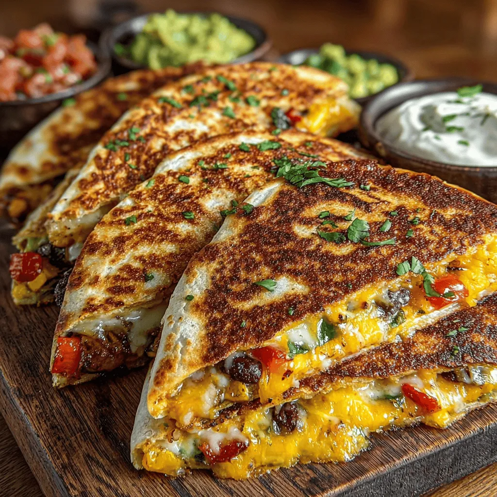 Veggie-stuffed quesadillas are a delightful and nutritious meal option that can be whipped up in no time. They offer a perfect balance of flavor and health, making them an ideal choice for busy weeknights or a quick lunch. The versatility of this dish allows it to cater to various dietary preferences, whether you're a vegetarian, a health-conscious eater, or simply looking to incorporate more vegetables into your meals. By using fresh vegetables and wholesome ingredients, these quesadillas become not only satisfying but also a healthier alternative to traditional cheese-laden options.