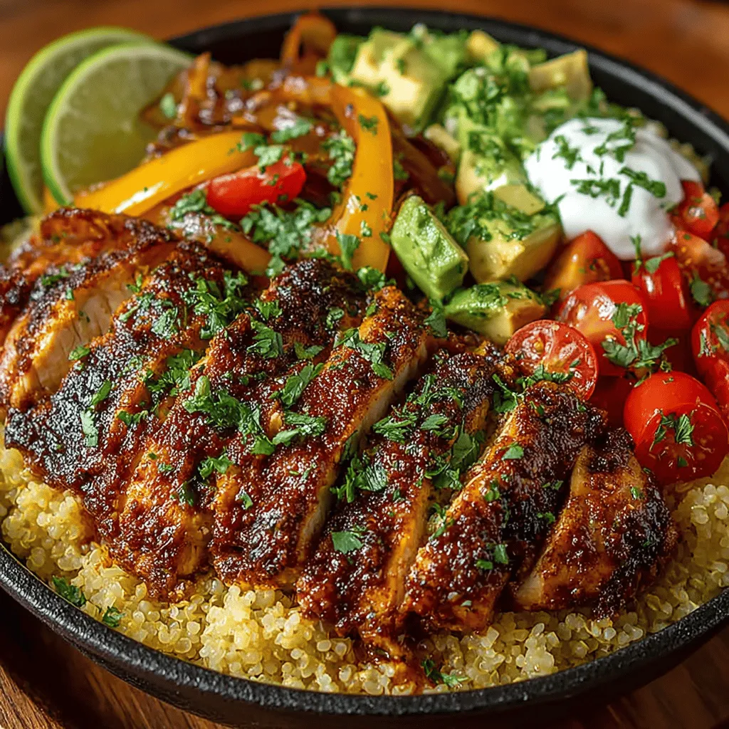 In the realm of healthy eating, chicken fajita bowls stand out as a nutritious and flavorful meal choice that appeals to a wide range of palates. These vibrant bowls blend the zesty flavors of Tex-Mex cuisine with fresh ingredients, offering a satisfying dish that is both easy to prepare and packed with essential nutrients. Whether you're looking for a quick weeknight dinner, a meal prep option for the week ahead, or a crowd-pleaser for a gathering, sizzling chicken fajita bowls are incredibly versatile. They can easily accommodate various dietary preferences, from gluten-free to low-carb options, making them a favorite among health-conscious individuals and families alike.