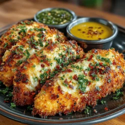 In the culinary landscape of quick and satisfying meals, crispy chicken tenders shine as a beloved staple. They are a universal favorite, appealing to both children and adults with their tender meat and flavorful crust. However, traditional methods of frying can leave you feeling guilty about the added calories and fat. Enter the air fryer, a kitchen appliance that has revolutionized how we prepare our favorite dishes by allowing us to enjoy the same delightful crunch without the excess oil. This recipe for Crunchy Air Fryer Chicken Tenders with Sweet & Tangy Honey Mustard is not only easy to prepare but also healthier than its deep-fried counterparts. Within just 1 hour and 30 minutes, you can create a mouthwatering meal that will satisfy your cravings and impress your family.