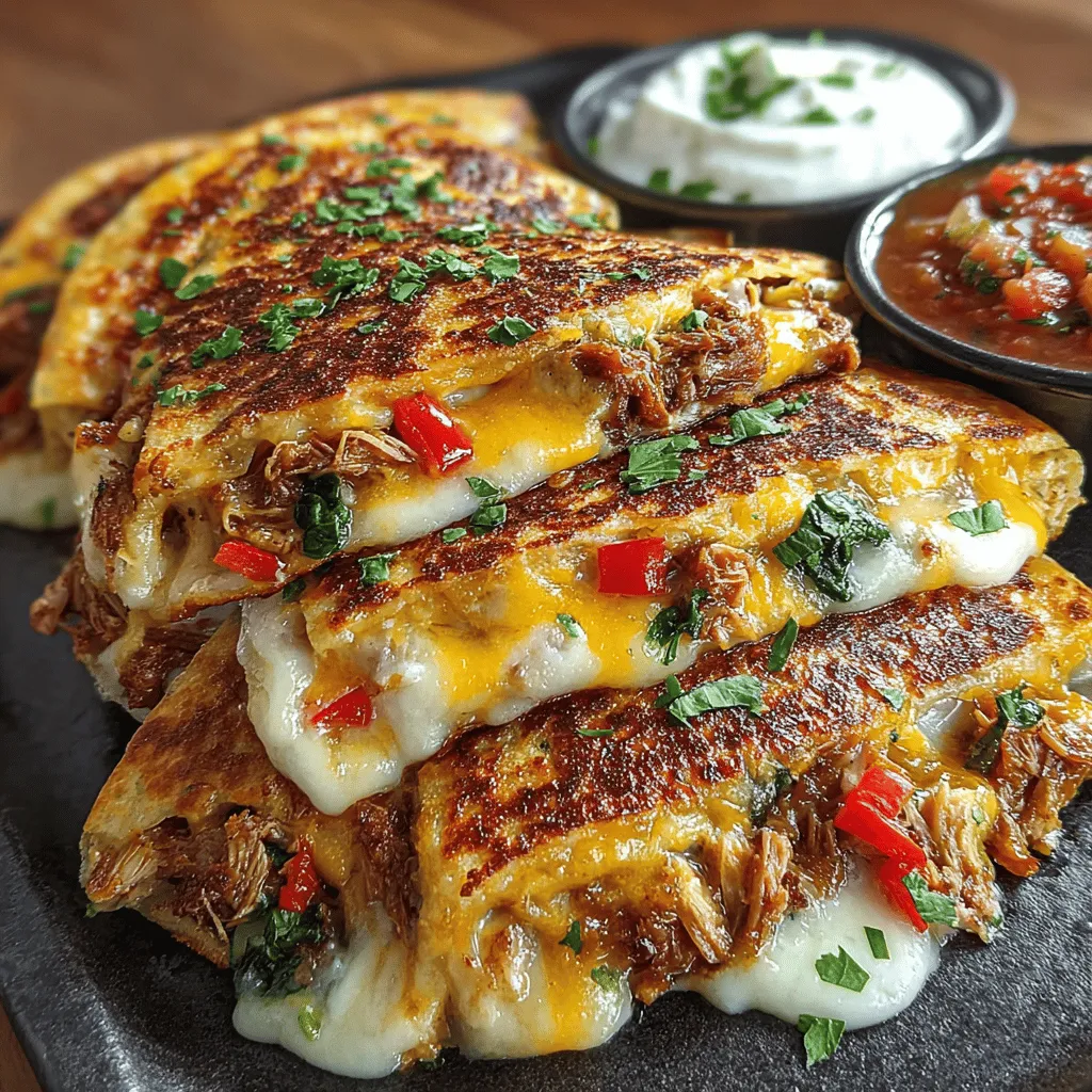 Quesadillas are not just a meal; they are a comfort food staple that transcends cultural boundaries. Originating from Mexico, quesadillas have evolved over time, with various regions adding their unique twist to this beloved dish. The beauty of quesadillas lies in their adaptability; you can fill them with virtually anything your heart desires. This recipe embraces that versatility by incorporating a delightful array of ingredients that combine protein, vegetables, and cheese, resulting in a well-rounded meal that satisfies cravings without the guilt.
